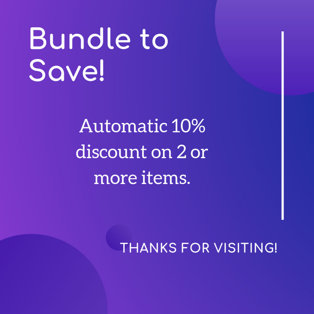 10% off 2 or more items!